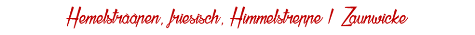 Hemelsträäpen Zaunwicke